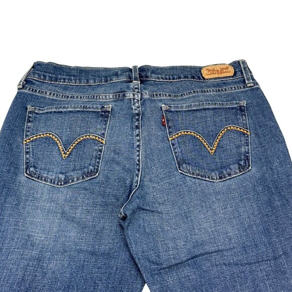 Levis Womens 505 Straight Leg‎ Jeans Size 6 Classic Blue Denim - Picture 16 of 16